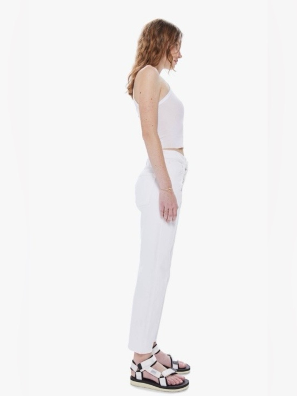 MOTHER SUPERIOR Denim The Ditcher Crop, size 25 - Picture 7 of 15